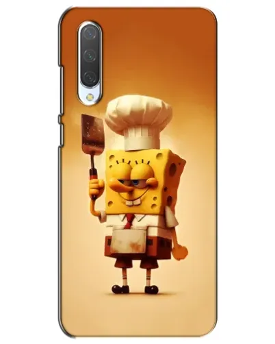 Чехол для Xiaomi Mi CC9e с картинкой «Губка Боб повар»