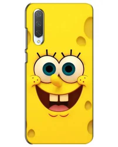 Чехол для Xiaomi Mi CC9e с картинкой «Губка Боб улыбка»