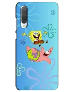 Чехол для Xiaomi Mi CC9e с картинкой «Спанч Боб и Патрик»