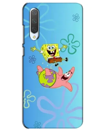 Чехол для Xiaomi Mi CC9e с картинкой «Спанч Боб и Патрик»