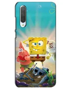 Чехол для Xiaomi Mi CC9e с картинкой «Спанч Боб победитель»