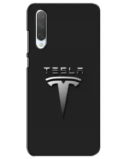 Чехол для Xiaomi Mi CC9e с картинкой «Стальной логотип Tesla»