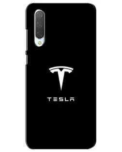 Чехол для Xiaomi Mi CC9e с картинкой «Tesla White Logo»