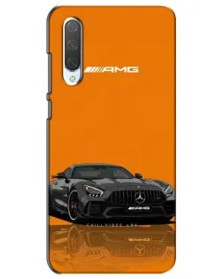 Чехол для Xiaomi Mi CC9e с картинкой «Оранжевый Mercedes AMG»