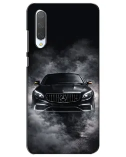 Чехол для Xiaomi Mi CC9e с картинкой «Mercedes в дыму»