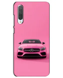 Чехол для Xiaomi Mi CC9e с картинкой «Розовый Mercedes AMG»