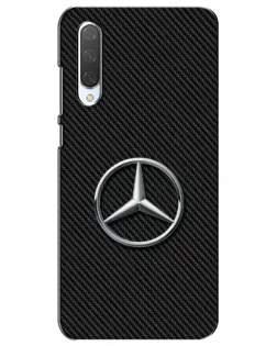 Чехол для Xiaomi Mi CC9e с картинкой «Карбоновый Mercedes стиль»