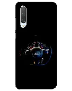 Чехол для Xiaomi Mi CC9e с картинкой «Салон Audi — руль» Чехол для Xiaomi Mi CC9e с картинкой «Салон Audi — руль»