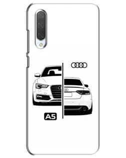 Чехол для Xiaomi Mi CC9e с картинкой «Audi — контрастный дизайн»
