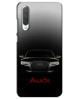 Чехол для Xiaomi Mi CC9e с картинкой «Audi — градиентный контур»