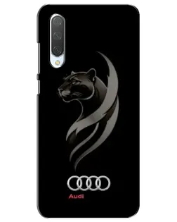 Чехол для Xiaomi Mi CC9e с картинкой «Графика — пантера и Audi»