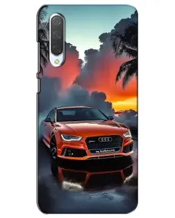 Чехол для Xiaomi Mi CC9e с картинкой «Audi — закат»