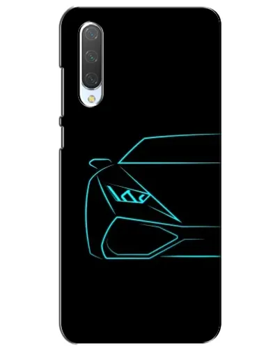 Чехол для Xiaomi Mi CC9e с картинкой «Голубой силуэт Lamborghini» Чехол для Xiaomi Mi CC9e с картинкой «Голубой силуэт Lamborghini»