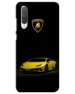 Чехол для Xiaomi Mi CC9e с картинкой «Lamborghini желтый акцент»