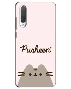Чехол для Xiaomi Mi CC9e с картинкой «Pusheen логотип»