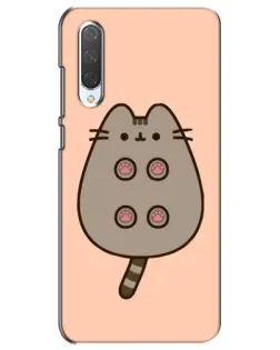 Чехол для Xiaomi Mi CC9e с картинкой «Пушин пузиком кверху»