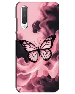Чехол для Xiaomi Mi CC9e с картинкой «Бабочка в дыму»