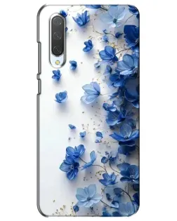 Чехол для Xiaomi Mi CC9e с картинкой «Голубой цветочный каскад»