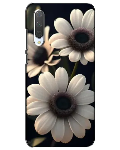 Чехол для Xiaomi Mi CC9e с картинкой «Белые маргаритки макро»