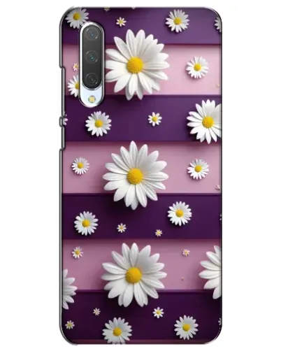 Чехол для Xiaomi Mi CC9e с картинкой «Ромашки на фиолетовом»
