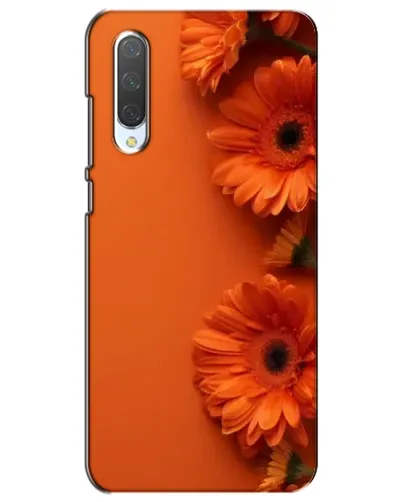Чехол для Xiaomi Mi CC9e с картинкой «Оранжевые герберы»