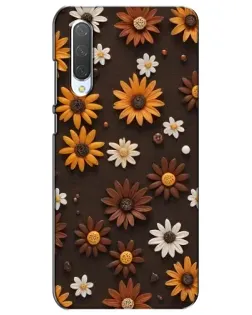 Чехол для Xiaomi Mi CC9e с картинкой «Узор из маленьких подсолнухов»