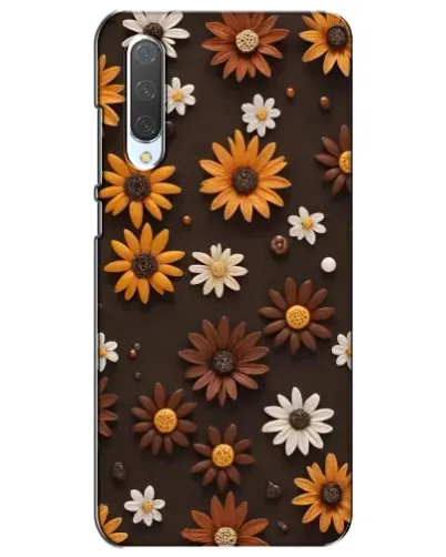 Чехол для Xiaomi Mi CC9e с картинкой «Узор из маленьких подсолнухов»