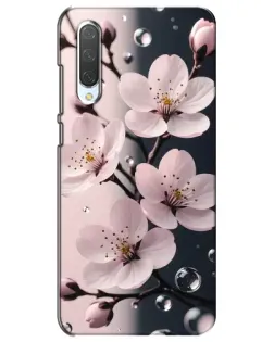 Чехол для Xiaomi Mi CC9e с картинкой «Нежная сакура и капли»