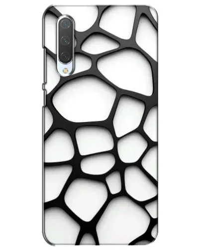 Чехол для Xiaomi Mi CC9e с картинкой «Белая объемная сетка» Чехол для Xiaomi Mi CC9e с картинкой «Белая объемная сетка»