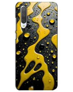 Чехол для Xiaomi Mi CC9e с картинкой «Жидкое желтое золото»