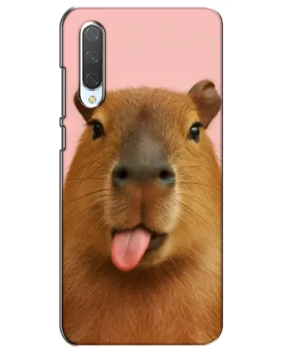 Чехол для Xiaomi Mi CC9e с картинкой «Капибара с языком»