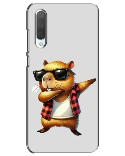 Чехол для Xiaomi Mi CC9e с картинкой «Капибара рэпер даб»