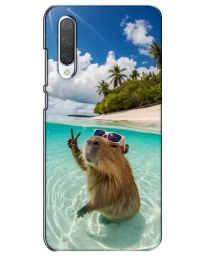 Чехол для Xiaomi Mi CC9e с картинкой «Капибара на море»