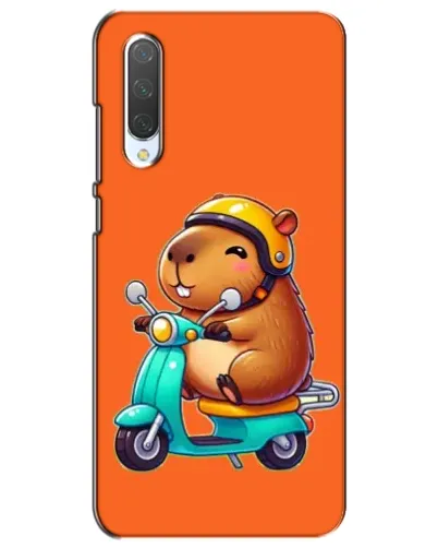 Чехол для Xiaomi Mi CC9e с картинкой «Капибара на скутере»