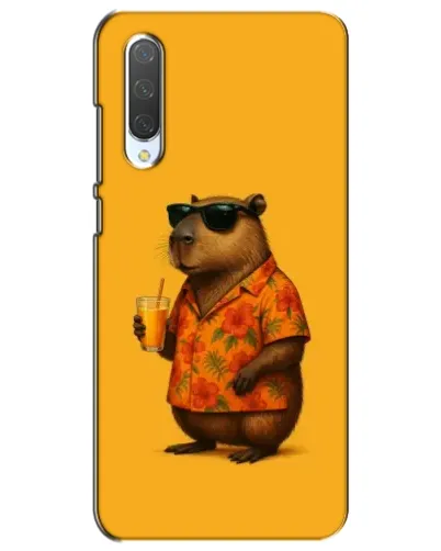 Чехол для Xiaomi Mi CC9e с картинкой «Капибара на отдыхе»