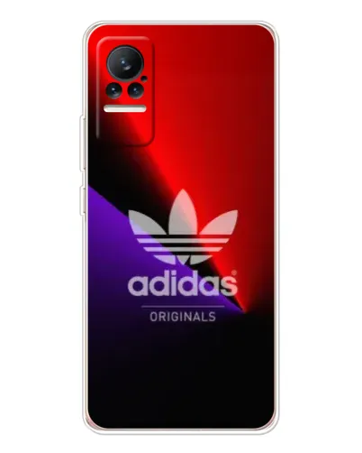 Чехол для Xiaomi Civi 1S с картинкой «Adidas Red Neon»