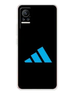 Чехол для Xiaomi Civi 1S с картинкой «Adidas Cyan Logo»