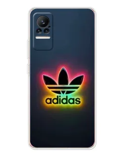 Чехол для Xiaomi Civi 1S с картинкой «Неоновый Adidas»