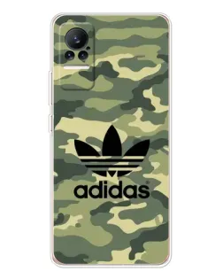 Чехол для Xiaomi Civi 1S с картинкой «Милитари стиль Adidas»