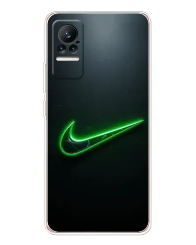 Чехол для Xiaomi Civi 1S с картинкой «Неоновый контур Nike» Чехол для Xiaomi Civi 1S с картинкой «Неоновый контур Nike»