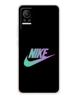 Чехол для Xiaomi Civi 1S с картинкой «Nike — городская ночь»