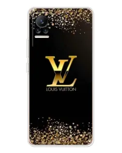 Чехол для Xiaomi Civi 1S с картинкой «LV — золотые искры»