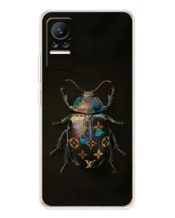 Чехол для Xiaomi Civi 1S с картинкой «LV — мраморный принт»