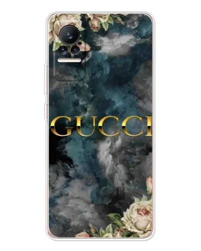 Чехол для Xiaomi Civi 1S с картинкой «Абстрактные цветы Gucci» Чехол для Xiaomi Civi 1S с картинкой «Абстрактные цветы Gucci»