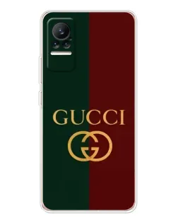 Чехол для Xiaomi Civi 1S с картинкой «Gucci — темно-зеленый градиент»