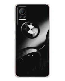 Чехол для Xiaomi Civi 1S с картинкой «Эмблема BMW — макро»