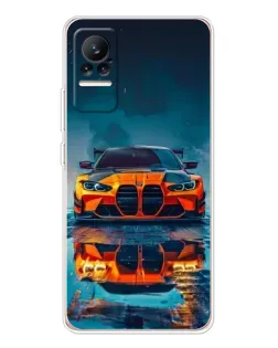Чехол для Xiaomi Civi 1S с картинкой «BMW — золотая эмблема»