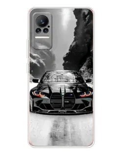 Чехол для Xiaomi Civi 1S с картинкой «BMW — акварельный дрифт»