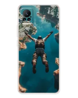 Чехол для Xiaomi Civi 1S с картинкой «PUBG — свободное падение»