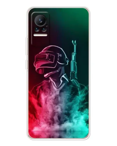 Чехол для Xiaomi Civi 1S с картинкой «PUBG — огненный воин» Чехол для Xiaomi Civi 1S с картинкой «PUBG — огненный воин»